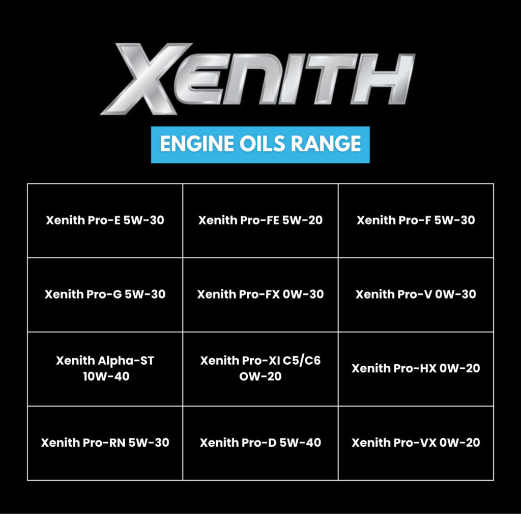 xenith-engine-oils-range